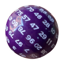 Acrylic D100 Dice Set for Tabletop RPGs 100-sided
