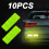Car Rear Bumper Reflective Warning Strip Stickers 10 Pcs 1