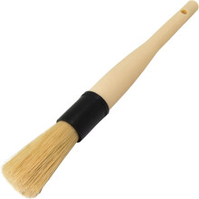Boars Hair Detailing BrushGentle Scratch Free Cleaning for Wheel, Grilles,Emblems,and Interior Surfaces,Versatile Multi