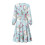 Women's Christmas Snowman Patchwork Midi Dress X-Large 3