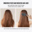 Floral Pattern Hair Brush Retro Paddle Detangler with Soft 5