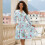 Women's Christmas Snowman Patchwork Midi Dress X-Large 4