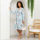 Women's Christmas Snowman Patchwork Midi Dress X-Large 5
