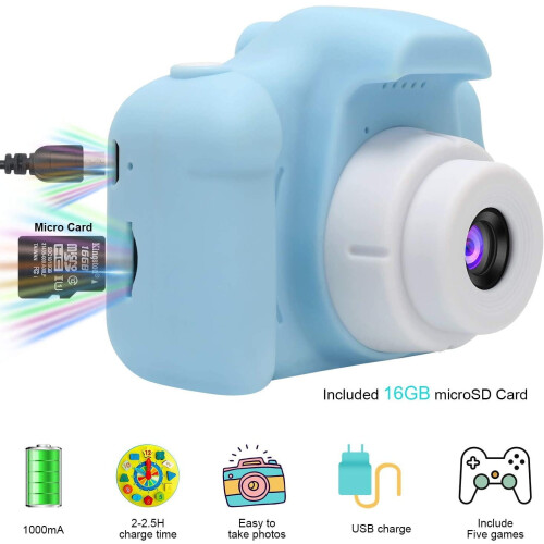 Kids Camera 8MP HD Video 2 Inch Screen Shockproof 1