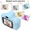 Kids Camera 8MP HD Video 2 Inch Screen Shockproof 4