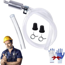 Brake Bleeder Hose with One-Way Valve Aluminum Kit