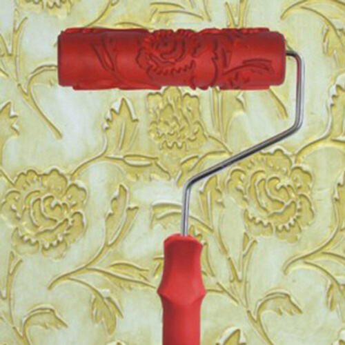 Rubber Paint Roller with Red Handle 7 Inch 1