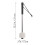 Percussion Bass Drumstick Wool Felt Tip Stainless Steel 2