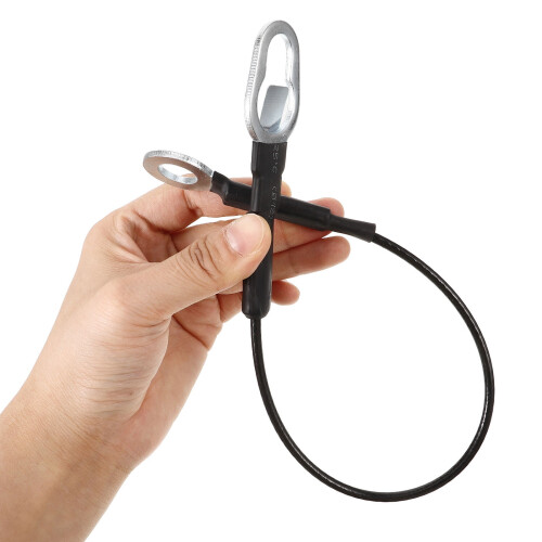 Tailgate Cable Strap for Car Support 11.8x1.2x0.3 in 1 Pair 2