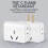 Rotatable Outlet Extender Slim Wall Tap Socket 1 Pack 3