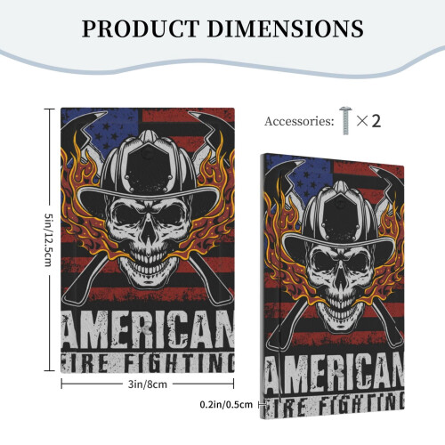 Fire Fighter Skull Light Switch Cover 1-Gang Wall Plate 1