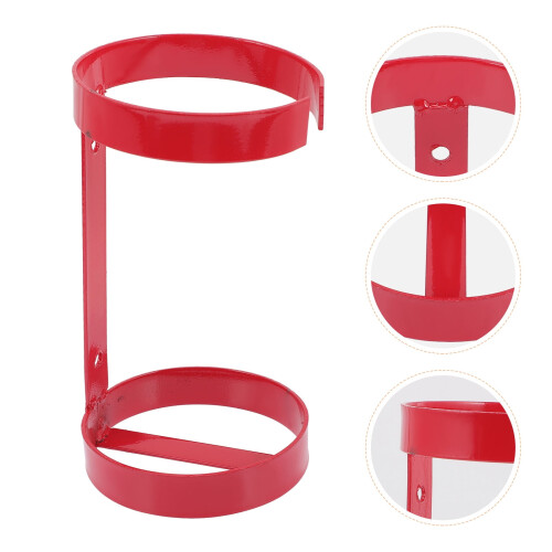 Fire Extinguisher Mount Red 1 Pack 9 x 4.7 Inches