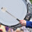 Bass Drumstick Wool Felt Tip Stainless Steel Handle 8