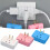 Flat Wall Plug Adapter AC Outlet Extender White 4