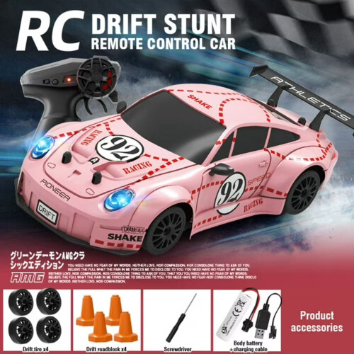 RC Car 2.4GHz High-Speed Remote Control Toy with LED Lights 1