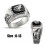 Men's Silver Wolf Ring Jewelry Gift Size 7-13 4