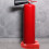 Fire Extinguisher Mounting Bracket Plastic Red Stand Base 1 4