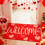 Valentine Day Carpet Mat Red Polyester Indoor Outdoor 4