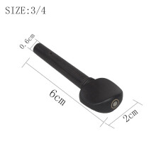 Ebony Violin Pegs Set of 4 for Pitch Adjustment