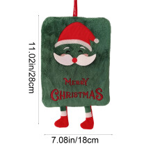 Christmas Fleece Hand Towels Set of 4