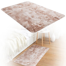 Tapis Ă poils longs et moelleux, doux et lavable, 152 x 244 cm