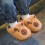 Capybara Slippers Plush Warm Cotton Size Small 4