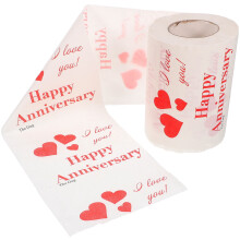 Valentine's Day Toilet Paper Novelty Design 1 Roll