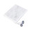 White Bath Toy Storage Net with Suction Cups 35x45cm 2