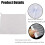 White Bath Toy Storage Net with Suction Cups 35x45cm 5