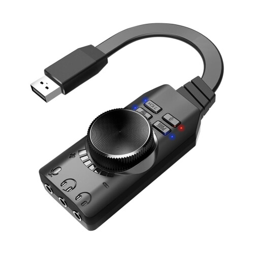 USB External Sound Card with Virtual 7.1 Channel