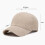 Corduroy Baseball Cap Solid Color Adjustable Peak Hat 7