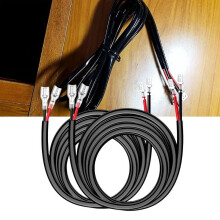 Wiring Harness Extension Kit 16 AWG 10 ft 2 pcs Black