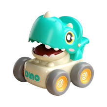 Dinosaur Pull-Back Car with Non-Slip Wheels, ABS Plastic, 1