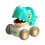 Dinosaur Pull-Back Car with Non-Slip Wheels, ABS Plastic, 1 1