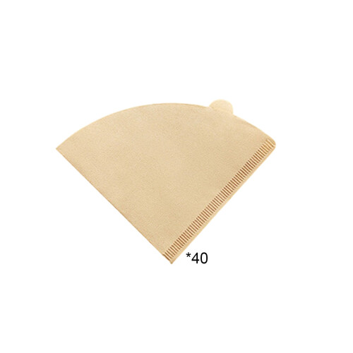 Pour-Over Coffee Filter Paper Brown/White 12x11.5 cm 1