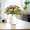 Artificial Camellia Silk Rose Wedding Flower 8 Inch 3