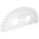 Plastic Protractor for Students Angle Measurement 1 Set 8