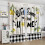 Rustic Lemon Curtains Fruit Floral Design Blackout Rod 4