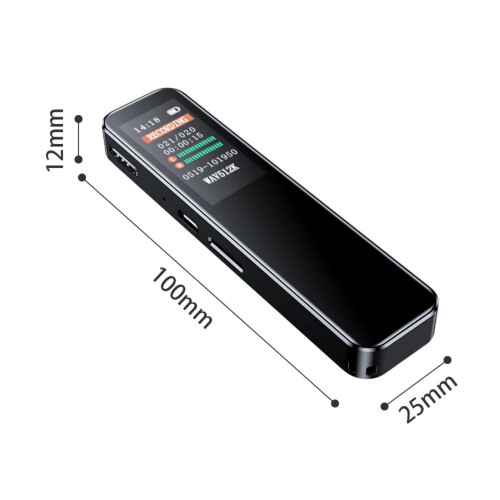 语音激活录音笔 64GB 18小时录音 2