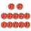 Elastic Rubber Basketball Bounce Ball 12 Pcs 1