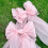 Giant Bow Decoration Light Pink 18 x 33 Inch 5