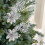 Plastic Simulated Christmas Flowers Silver 2 Pcs 6