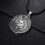 Wolf Head Pendant Necklace Vintage Silver 4
