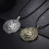 Wolf Head Pendant Necklace Vintage Silver 3