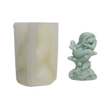 Mermaid Silicone Mold for Aromatherapy Candles and Resin 3D