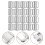 Bra Shoulder Strap Buckles Silver 12mm 50pcs 4