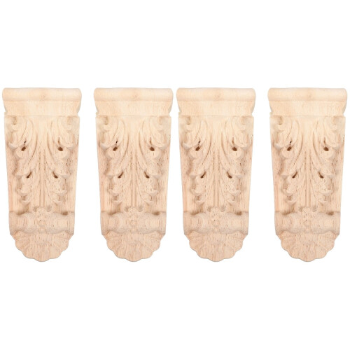 Wooden Corbels Decorative Corner Trim 4 pcs 2