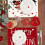 Valentine's Day Table Mats Linen Heat-Resistant 4 Pack 2