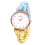 Women's Braided Elastic Quartz Watch with Stretchy 1