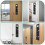 Hanging Closet Organizer with Mirror 51.57x11.02 Inch 7
